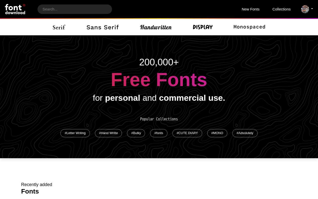 screenshot-Font.Download: Free Font Resource
