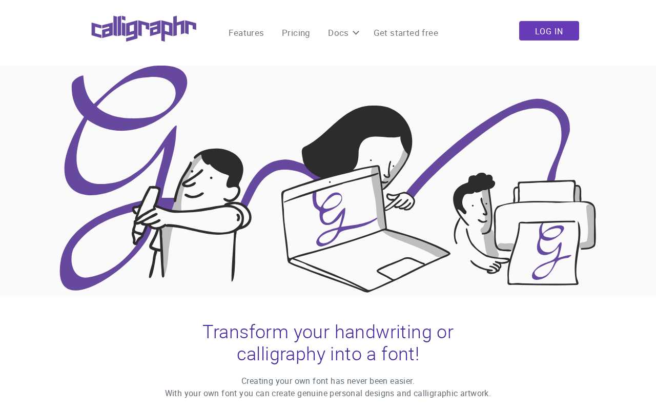 screenshot-Calligraphr