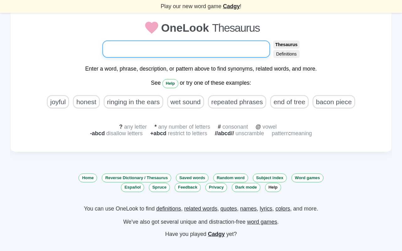 screenshot-OneLook Thesaurus and Reverse Dictionary