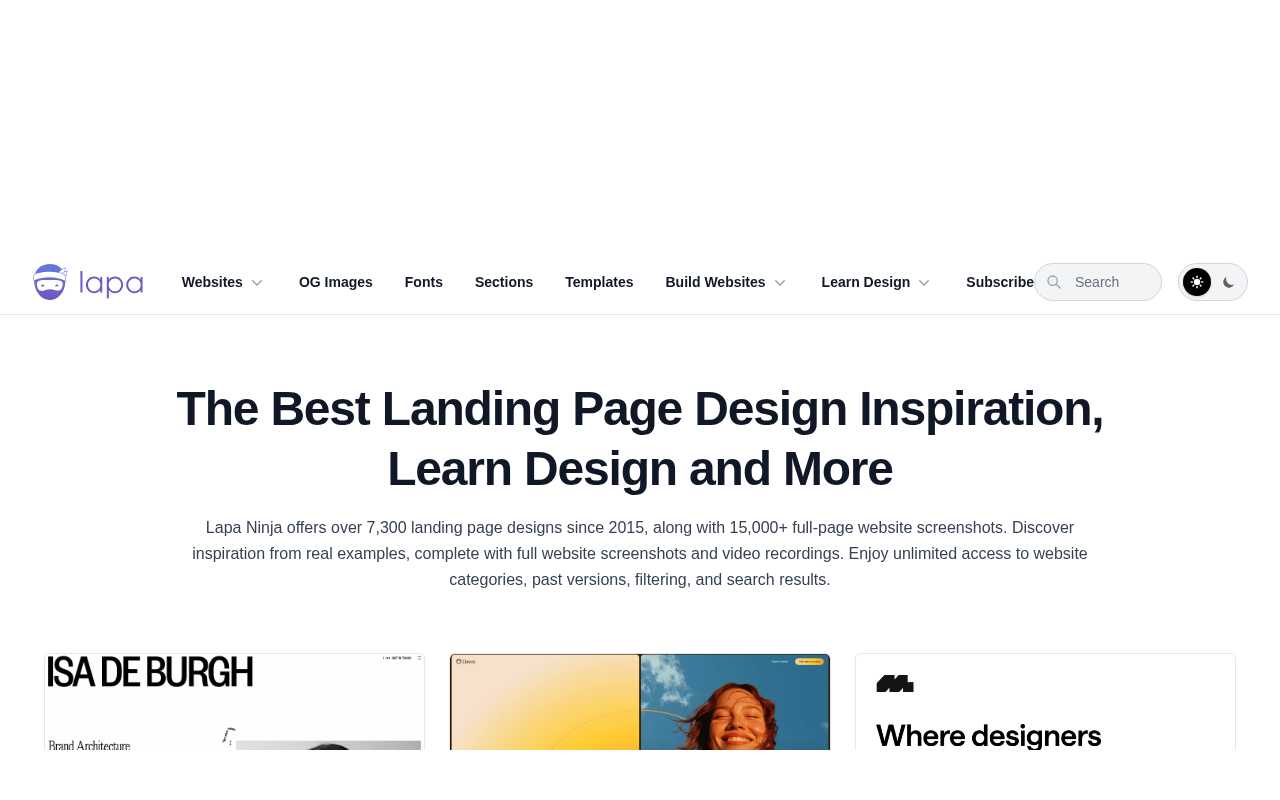 screenshot-Landing Page Design Examples: 7,300+ Best Landing Pages | Lapa Ninja