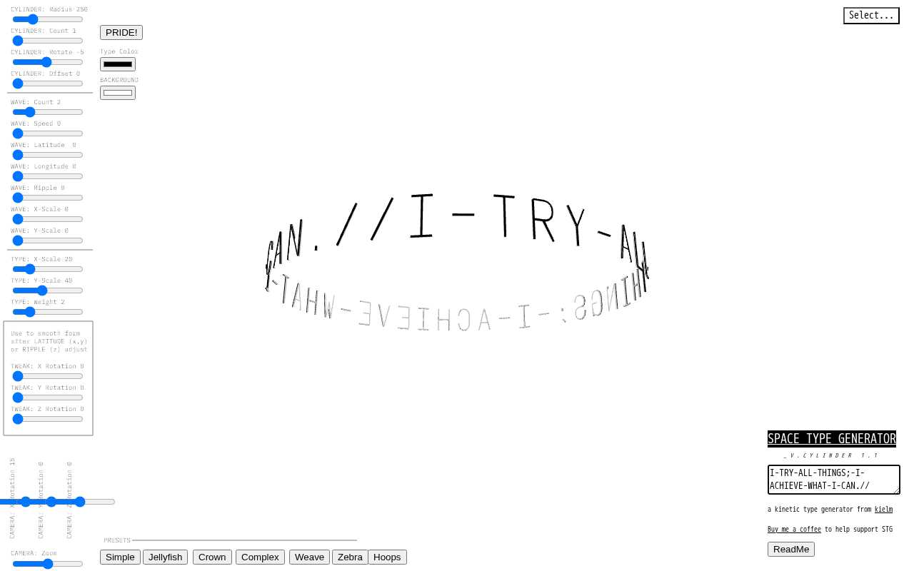 screenshot-SPACE TYPE GENERATOR