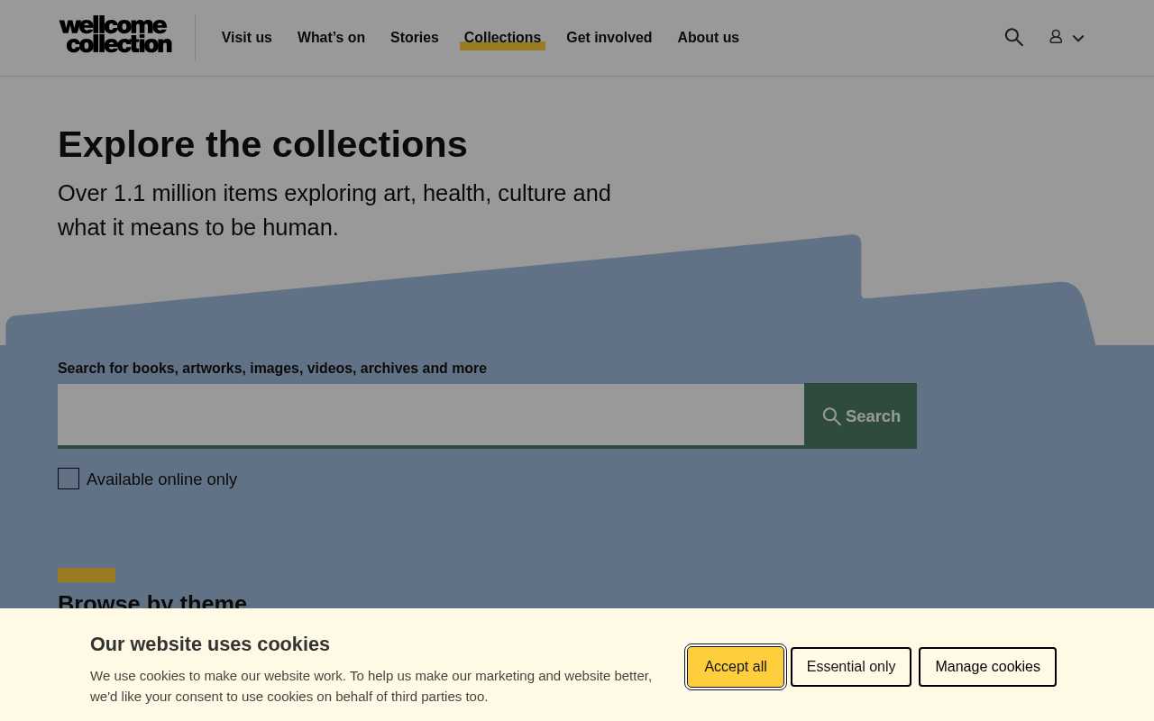 screenshot-Collections | Wellcome Collection