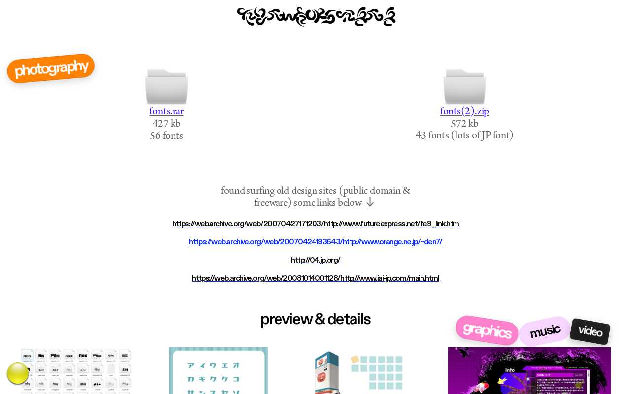 screenshot-Fonts — testing .. testing