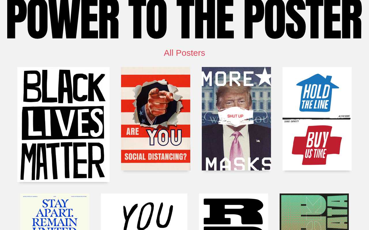 screenshot-Posters for the Resistance Age | Power to the Poster