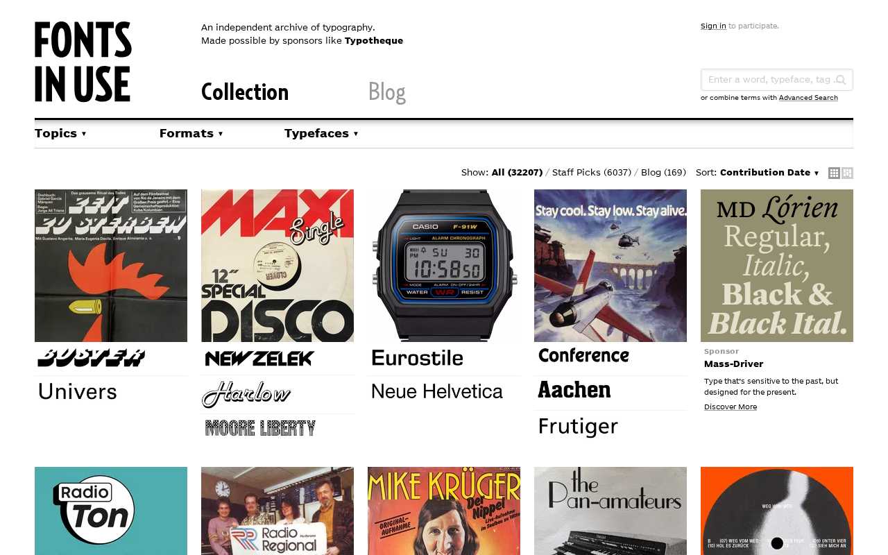 screenshot-Fonts In Use
